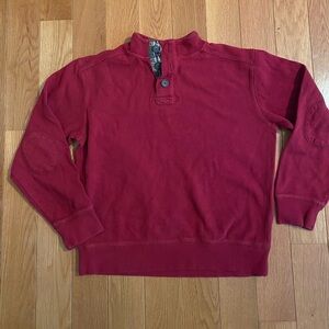 Gymboree Boys Rich Red Crewneck Sweater
